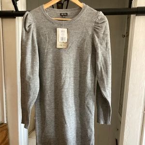 Lily Rose Grey Dress Women Size Large Kohl's New!